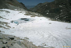 Hidden Lake, from most of the way up McCabe Pass