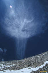 Cool convective cloud in the afternoon
