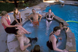 Dom, Michelle, ? Merouane, Karalee, Lissette, Jess