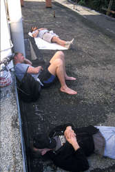 Wreckage of Jake, Brian and Michael after the B2B