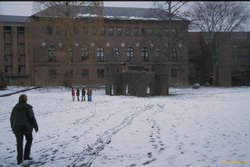 Living sculpture in grounds of Smith College
