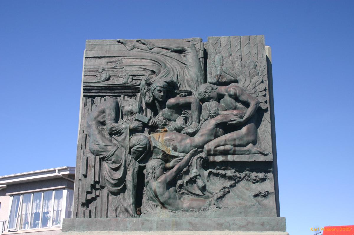 Permanently finishing his piece