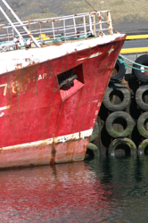 Fishing boat in Heimaeyhöfn