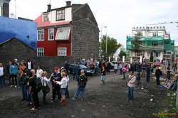 Ghetto stage on Hverfisgata
