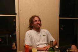 With two people blowing at once, you get lots of bubbles