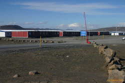 Workers camp at Kárahnjúkar