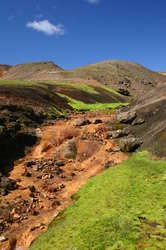 Geothermal activity leads to interesting mixes of colour