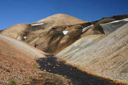 Strange country to be walking in, desert, yet wet