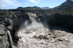 Waterfall on the Innri Emstruá