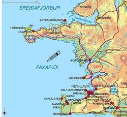 Not quite aligned map of where I went (in blue)