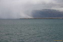 Weather coming in across the bay