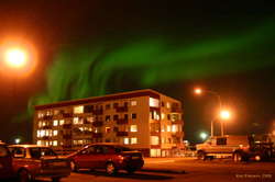 Norðurljós from my carpark