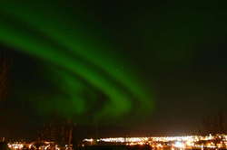 Aurora over Grafavógur