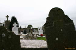 Old and New gravestones at Ardcath