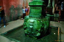 Medusa Head in the Underground Cistern