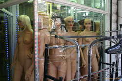 A mannequin shop!