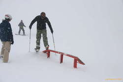 Steinar watches and hopes Gunni falls over