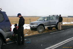 Yeah, it will definitely look cooler if we tow you into Blönduos