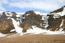 Spring makes the waterfalls run