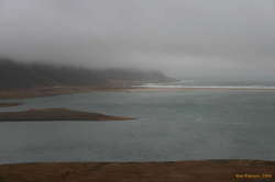 Rauðasandur and the lagoon behind it