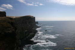 Much better weather looking east