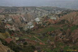 Looking northish over the Rose Valley from near Ortahisar