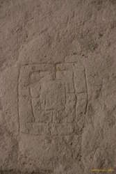 Morris board? high on a ledge at Zelve