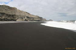 Black sandy private beaches
