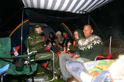 Arna, Colla, Ýris, Ingi Mar, Hrafnhildur, and the next door neighbour