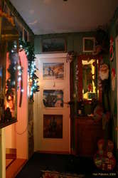 Entrance to the powder room