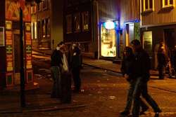 Rubble after a long night