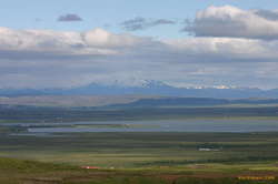 Hekla over Laugarvatn