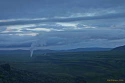 A bore hole on Hellisheiði, from Stóri-Meitill