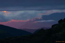 Very late purple light