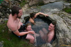 The gang in the hotpot