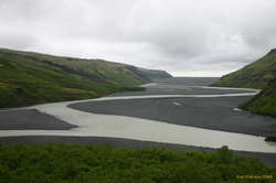Núpsá, and the valley we'd driven/walked up