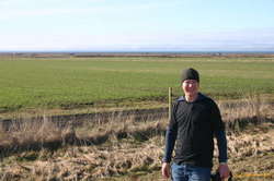 Joel sunning himself on the south coast