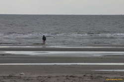 Burkhardt went for a swim