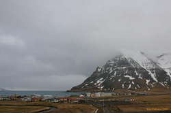 Looking east over Bolungarvík