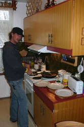 Lee cooks up a storm