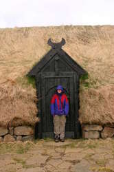 Sandra at Þjóðveldisbærinn