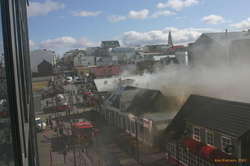 The smoke gets denser