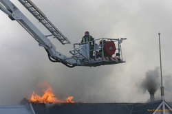 The fire is still there