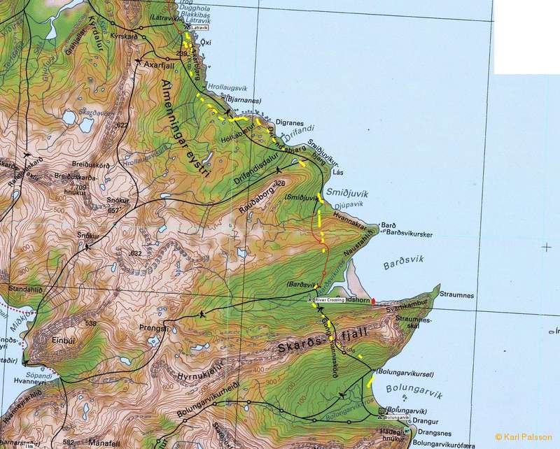 Day 2 - Látravík to Bolungarvík