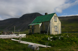 Driftwood see-saw at Furufjörður