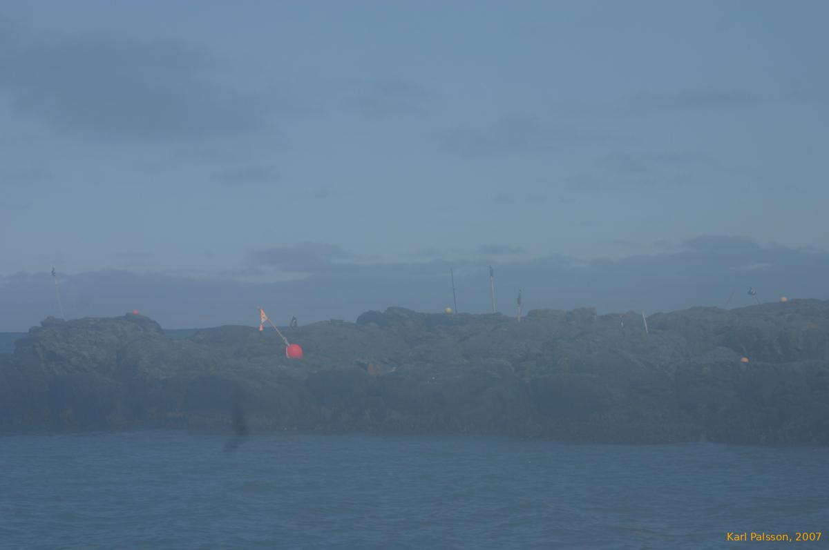 Pirate island (all those flags are jolly rogers)