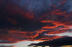 Sunsets near Hrútafjörður