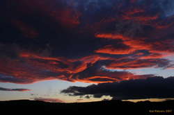 Sunsets near Hrútafjörður