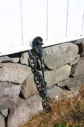 The church is tied down