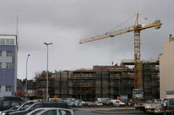 The hole beside my house is finally taking shape